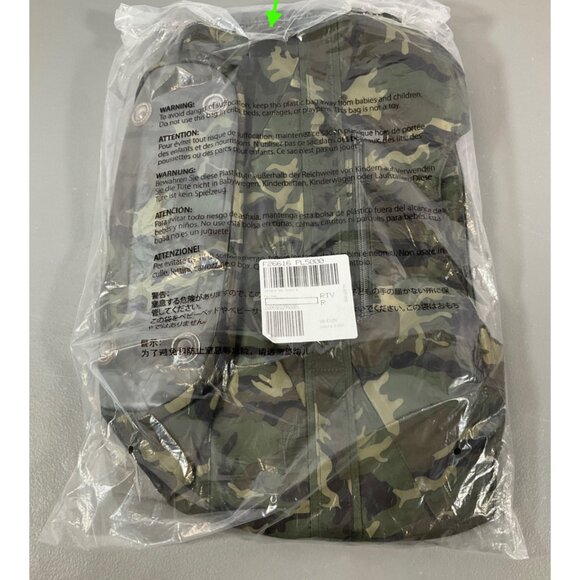 Lug Gondola SE-CM Medium Tote Bag - Unisex Camouflage Green, Durable with Zipper - Picture 7 of 8